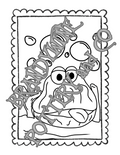 The Clamcy Coloring Page! Cute Coloring Page for Kids!