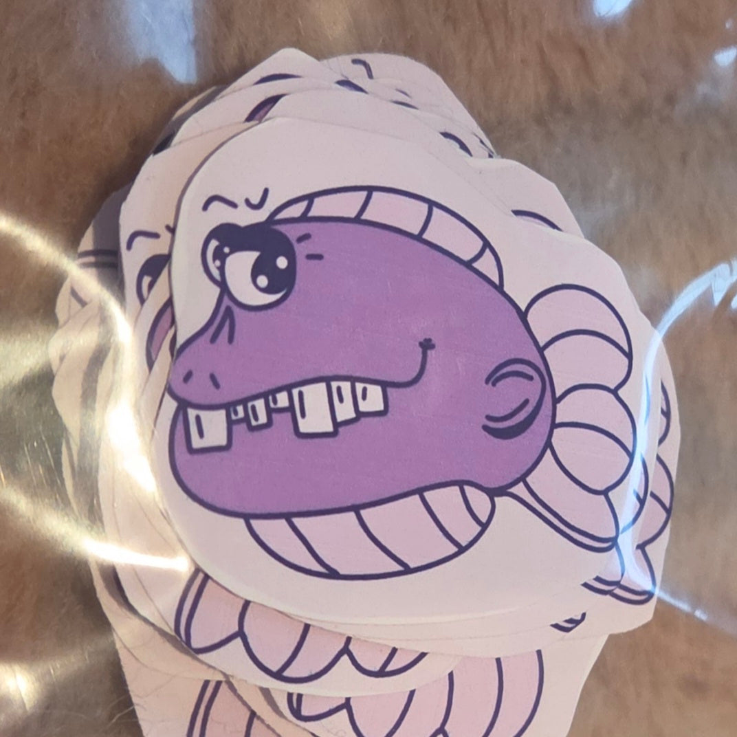 Fergus the Fish Sticker